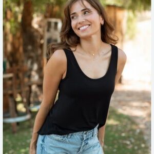 Carly Jean Los Angeles CJ Favorite Green Tank Top